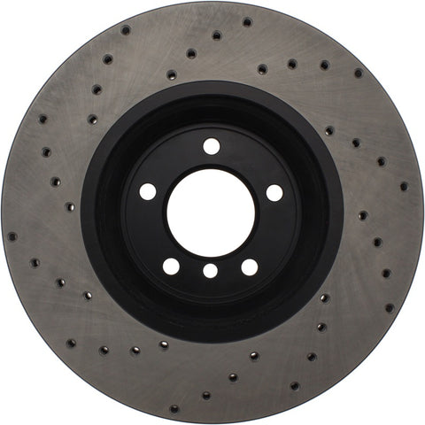 StopTech 07-13 BMW 3 Series Cryo Drilled Sport Left Front Rotor - 128.34093CL