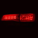ANZO 2014-2016 Jeep Grand Cherokee LED Taillights Red/Clear - 311268