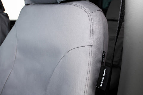 Covercraft 2026 Jeep Wrangler 2-Door (MT) Polycotton SeatSaver Custom Front Row Seat Covers - SS2645PCGY