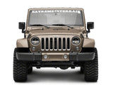 Raxiom 97-18 Jeep Wrangler TJ & JK Axial 7-In LED Headlights w/ DRL - Blk Housing (Clear Lens) - J143372