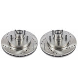 Power Stop 95-99 Chevrolet C1500 Front Evolution Drilled & Slotted Rotors - Pair - AR8625XPR