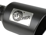 aFe Power MACH Force-Xp 409 Stainless Steel Clamp-on Exhaust Tip Black - 49T40801-B15