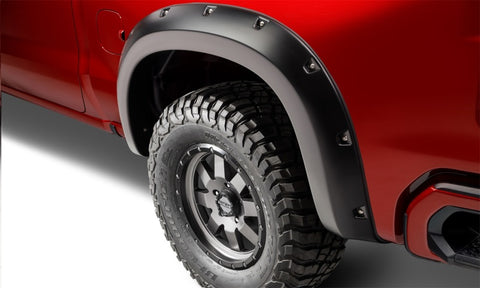 Bushwacker 19-21 Chevrolet Silverado 1500 Pocket Style Flares 4pc - Black - 40927-02
