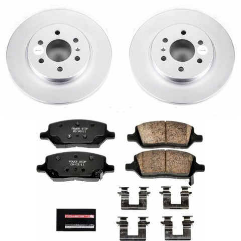 Power Stop 06-07 Buick Terraza Rear Z17 Evolution Geomet Coated Brake Kit - CRK4609
