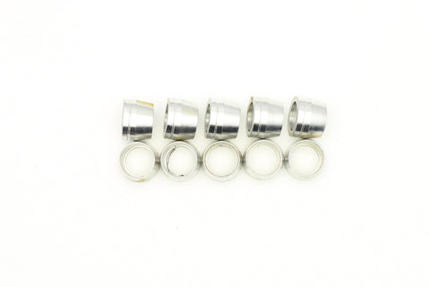 DeatschWerks Replacement PTFE Hose End Olive Insert 8AN (Pack of 10) - 6-02-0868