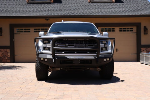 Road Armor 17-20 Ford Raptor Stealth Front Bumper w/Lonestar Guard - Tex Blk - 6171F5B-NW