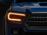 Raxiom 16-23 Toyota Tacoma CXR Series V2 LED Projector Headlights- Black Housing- Clear Lens - TT44175
