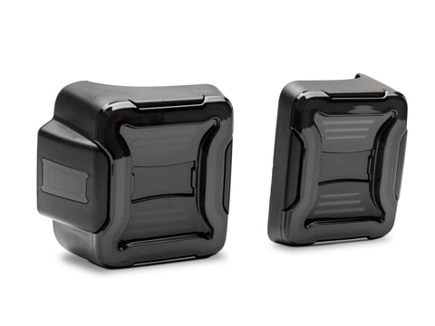 Raxiom 18-22 Jeep Wrangler JL LED Tail Lights- Black Housing (Smoked Lens) - J133942-JL