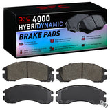 DFC 90-22 Plymouth Laser Front 4000 Hybridynamic Brake Pads - 4000-0530-00