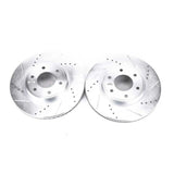 Power Stop 06-09 Chevrolet Trailblazer Front Evolution Drilled & Slotted Rotors - Pair - AR82120XPR