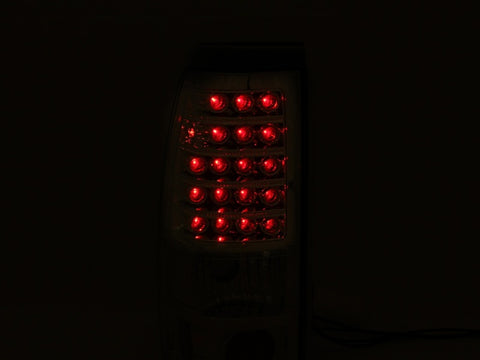 ANZO 1999-2007 Chevrolet Silverado 1500 LED Taillights Chrome - 311011