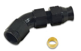 Vibrant 45 Degree 1/2in Tube to Female 8AN Adapter - 16558