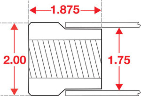 SPC Performance Weld In Bung LH Thread 1-1/4in x 12 - 15307