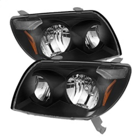 xTune Toyota 4Runner 03-05 Crystal Headlights Black HD-JH-T4R03-AM-BK - 9023583