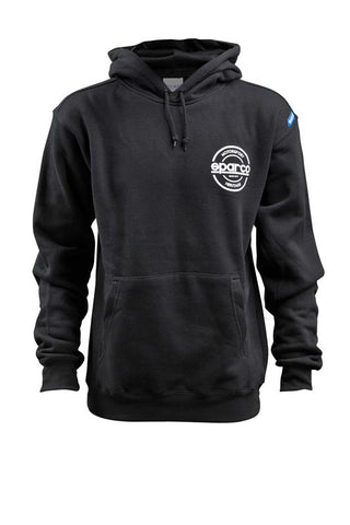 Sparco Sweatshirt Hooded S-Seal Blk Xxlr - SP03300NR5XXL