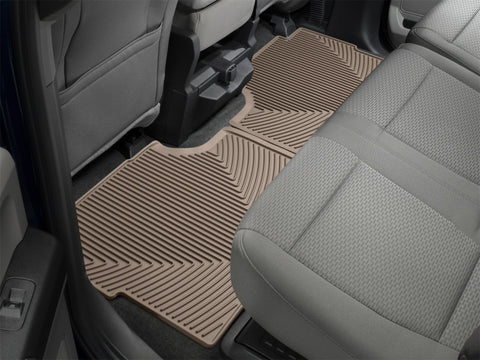 WeatherTech 17+ Ford F-250 / F-350 / F-450 / F-550 Crew Cab Rear Rubber Mats - Tan - W409TN