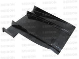 Seibon 12-13 BRZ/FRS Carbon Fiber Rear Diffuser Cover - RDC1213SCNFRS