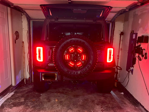 Oracle LED Illuminated Wheel Ring 3rd Brake Light - Red - 4211-003