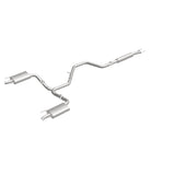 MagnaFlow Cat-Back SS 2.25/2.5in Dual Split Rear Exit Polished 3in Tip 2015 Chev Impala 3.6L V6 - 19023