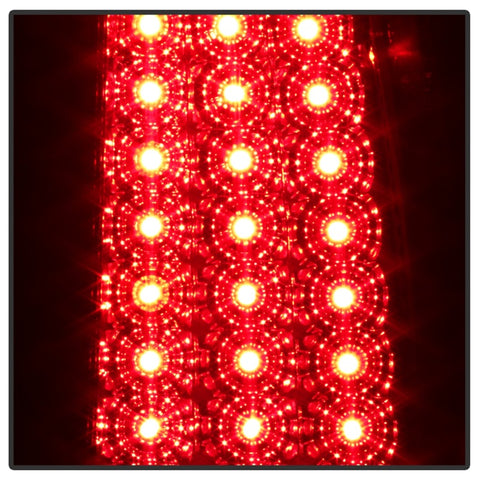 xTune Chevy Silverado 1500/2500/3500 03-06 LED Tail Lights Red Clear ALT-ON-CS03-LED-RC - 5008787