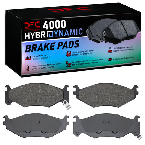 DFC 91-95 Plymouth Voyager Front 4000 Hybridynamic Brake Pads - 4000-0522-00