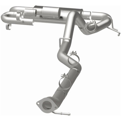 MagnaFlow 2021 Ford Bronco Overland Series Cat-Back Exhaust w/ Single Straight Driver Exit- No Tip - 19559