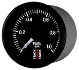 Autometer Stack 52mm 0-1 Bar M10 Male Pro Stepper Motor Fuel Pressure Gauge - Black - ST3303