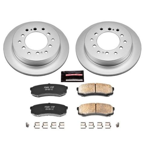 Power Stop 03-09 Lexus GX470 Rear Z17 Evolution Geomet Coated Brake Kit - CRK2405