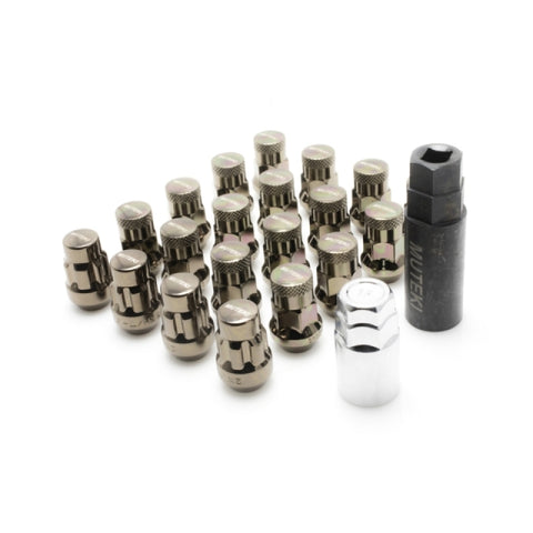 Wheel Mate Muteki SR35 Close End Lug Nuts w/ Lock Set - Chrome 12x1.50 35mm - 32926TP