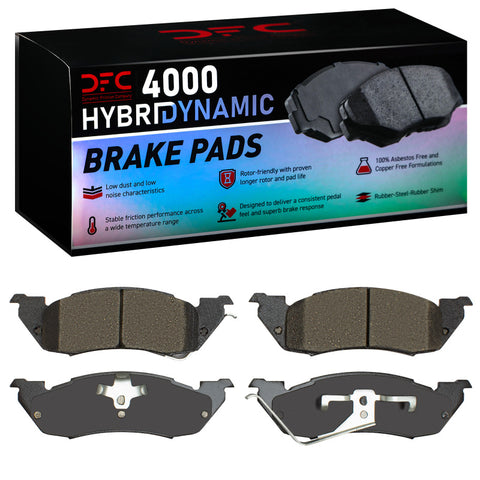 DFC 91-98 Dodge Dakota RWD Front 4000 Hybridynamic Brake Pads - 4000-0529-00