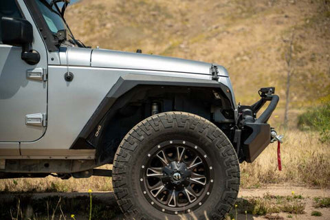 DV8 Offroad 07-18 Jeep Wrangler JK Armor Fender Flares - FDJK-09