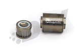 DeatschWerks Stainless Steel 10AN 10 Micron Universal Inline Fuel Filter Housing Kit (70mm) - 8-03-070-010K