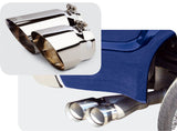 Go Rhino 08-16 Ford F-250/F-350 Super Duty Exhaust Tip - Black - 2 Tips Set - ID 4in x OD 5in - GRT45X2B