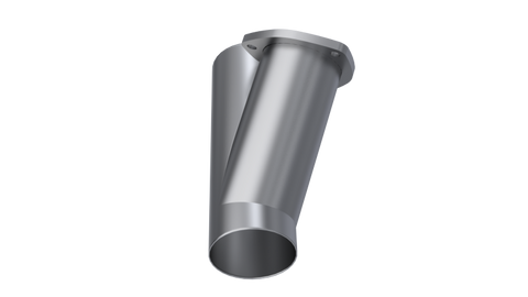 QTP 3.5in Weld-On QTEC Exhaust Cutout Y-Pipe - 10350
