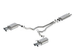 Ford Racing 2024 Mustang 5.0L Touring Non-Active Cat-Back Exhaust w/GT Valance - Chrome Tip - M-5200-M5TCV