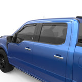 EGR 15-23 Ford F150 Crew Cab In-Channel Window Visors - Set of 4 (573491) - 573491