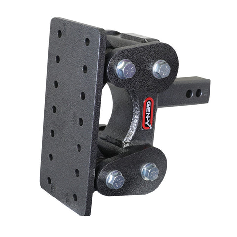 Gen-Y The Boss Torsion-Flex Pintle Plate 2in Shank 5.5in Drop 1.7K TW 16K Hitch - GH-1201