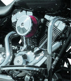 S&S Cycle Dished Bobber Air Cleaner Cover w/ Machined Highlights  - Chrome - 170-0120
