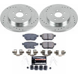Power Stop 11-17 Lexus CT200h Rear Z23 Evolution Sport Brake Kit - K6498