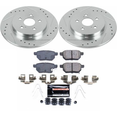 Power Stop 11-17 Lexus CT200h Rear Z23 Evolution Sport Brake Kit - K6498