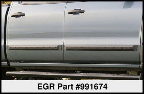 EGR Crew Cab Front 41.5in Rear 38in Bolt-On Look Body Side Moldings (991674) - 991674