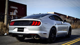 Corsa 2018-2023 Ford Mustang GT Fastback 5.0L 3in Cat-Back System Dual Rear Exit w/ 4in GunmetalTips - 21001GNM