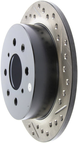 StopTech 90-96 Acura Integra / 97-01 Integra (Exc. Type R) Slotted & Drilled Left Rear Rotor - 127.40017L