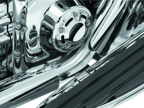 Kuryakyn Bridge The Gap Heat Shield 93-08 Touring Models Chrome - 9196