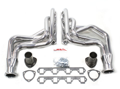JBA 65-73 Ford Mustang 260-351W (w/Mustang II Suspension) 1-3/4in Primary Sliver Long Tube Header - 6612SJS