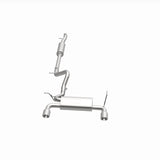 MagnaFlow Cat-Back 12-16 Jeep Wrangler GT 3.6L V6 Black Tips - 19327