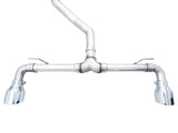 AWE Tuning 2022 VW GTI MK8 Touring Edition Exhaust - Chrome Silver Tips - 3015-32658