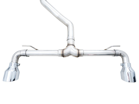 AWE Tuning 2022 VW GTI MK8 Touring Edition Exhaust - Chrome Silver Tips - 3015-32658