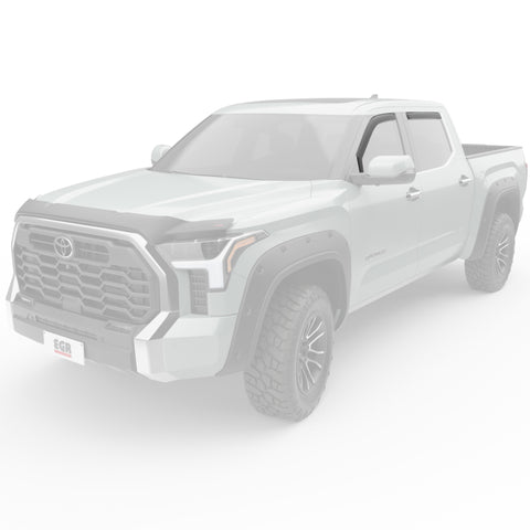 EGR 2022+ Toyota Tundra In-Channel Window Visors Front/Rear Set Dark Smoke - 575401