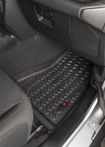 Rugged Ridge Floor Liner Kit Black F/R 18-20 Jeep Wrangler JL 2Dr - 12987.43